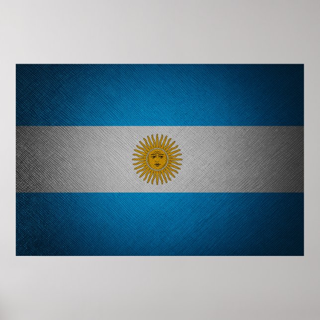Affiche Drapeau du mur d'Argentine (Devant)