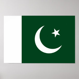 Affiche Drapeau du Pakistan