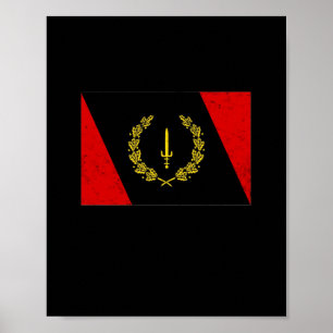 Affiche Drapeau du patrimoine afro-américain 1967