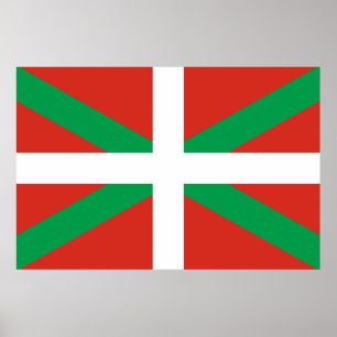 Affiche Drapeau du Pays basque