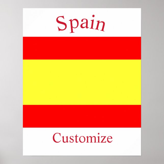 Affiche Drapeau du pays Espagne Thunder_Cove (Devant)