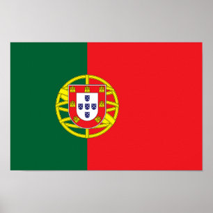 Affiche Drapeau du Portugal