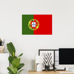 Affiche Drapeau du Portugal