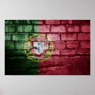 Affiche Drapeau du Portugal