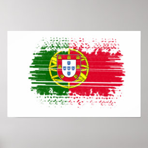 Affiche Drapeau du Portugal