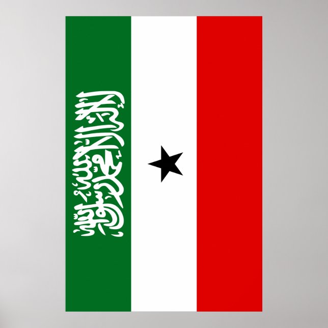 Affiche Drapeau du Somaliland (Devant)