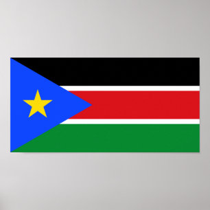 Affiche Drapeau du Soudan du Sud
