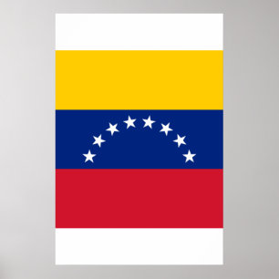 Affiche Drapeau du Venezuela