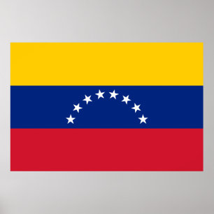 Affiche Drapeau du Venezuela