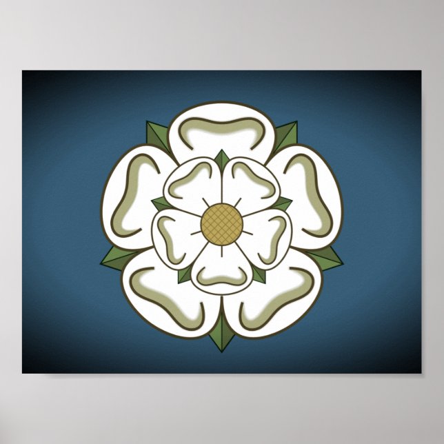 Affiche Drapeau du Yorkshire (Royaume-Uni) (Devant)