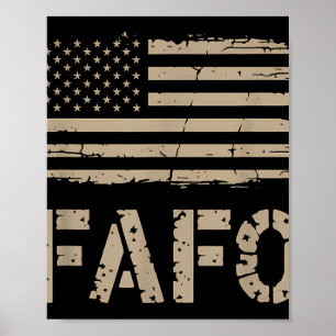 Affiche Drapeau Fafo