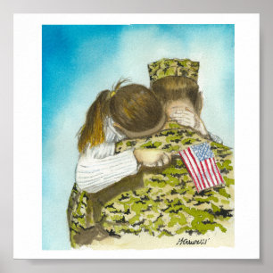 Affiche Drapeau fille