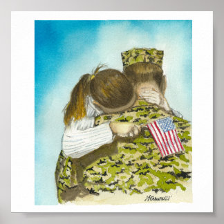 Affiche Drapeau fille