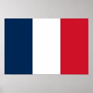 Affiche Drapeau français