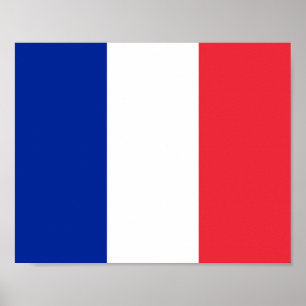 Affiche Drapeau français