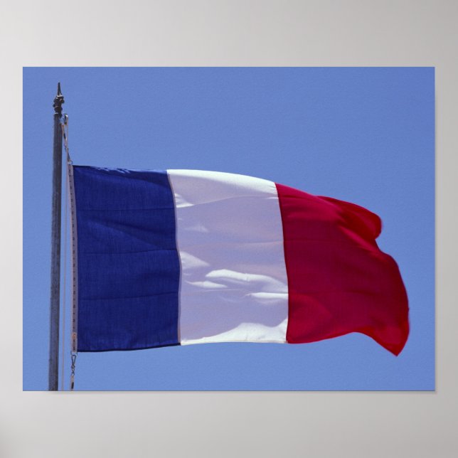 Affiche Drapeau français (Devant)