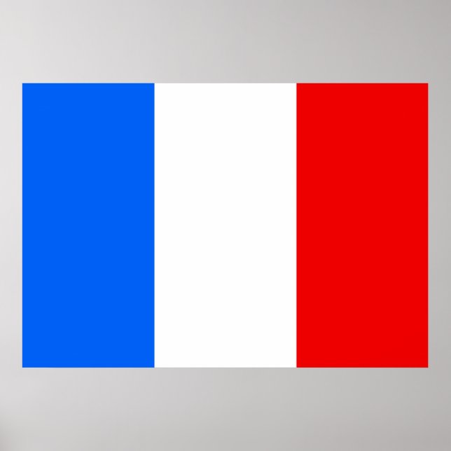 Affiche Drapeau France (Devant)