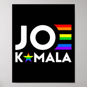 Affiche Drapeau Gay pride Kamala Biden Harris 2020 Lgbt De