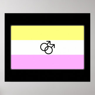 Affiche Drapeau Gay Twink Pride