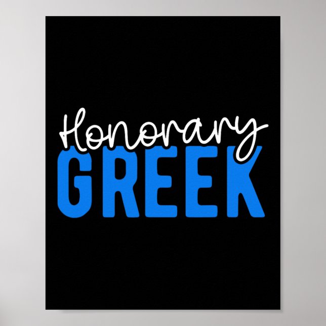 Affiche Drapeau Grec Funny Grèce Grec Grec Américain Gr (Devant)