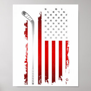 Affiche Drapeau Hockey - Hockey T-11