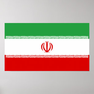 Affiche Drapeau Iran