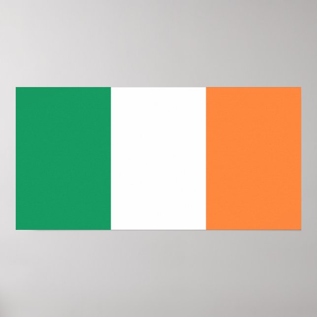 Affiche Drapeau irlandais (République d'Irlande) (ROI) (Ei (Devant)