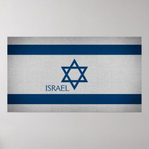 Affiche Drapeau Israël