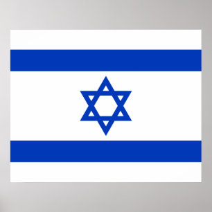 Affiche Drapeau israélien (Israël)