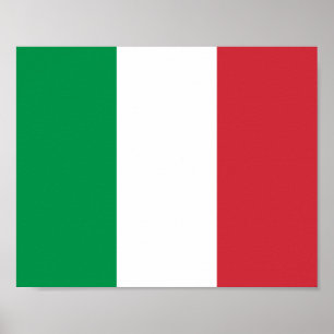 Affiche Drapeau Italie