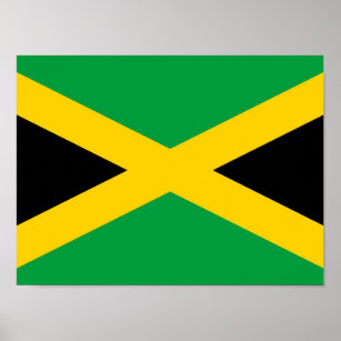 Affiche Drapeau jamaïcain