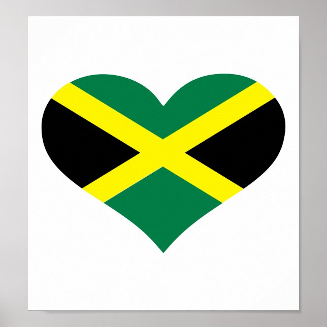 Affiche Drapeau jamaïcain (Devant)