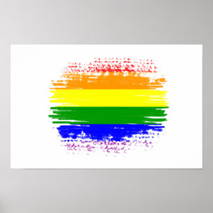 Affiche Drapeau LGBT
