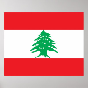 Affiche Drapeau libanais (Drapeau libanais)