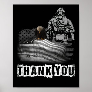 Affiche Drapeau militaire de la Journée commémorative du M