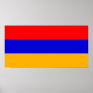 Affiche Drapeau national de l'Arménie