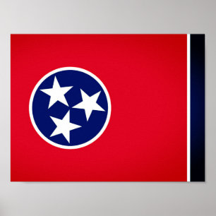 Affiche Drapeau national du Tennessee