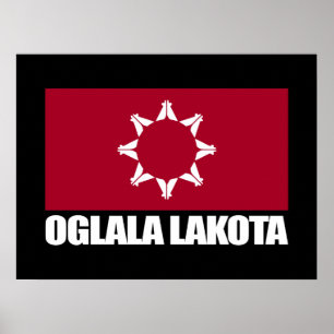 Affiche Drapeau Oglala Lakota
