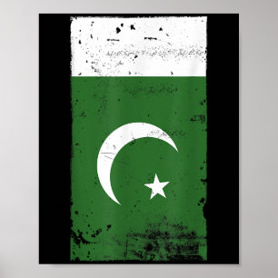 Affiche Drapeau Pakistan Pakistan Pays de la fierté nation