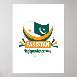 Affiche Drapeau pakistanais