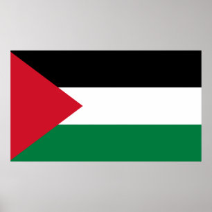 Affiche Drapeau palestinien