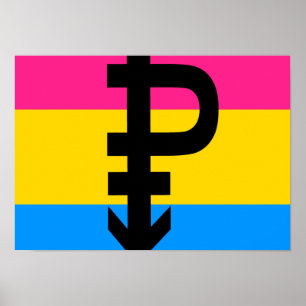 Affiche Drapeau Pansexual