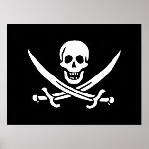 Affiche Drapeau pirate