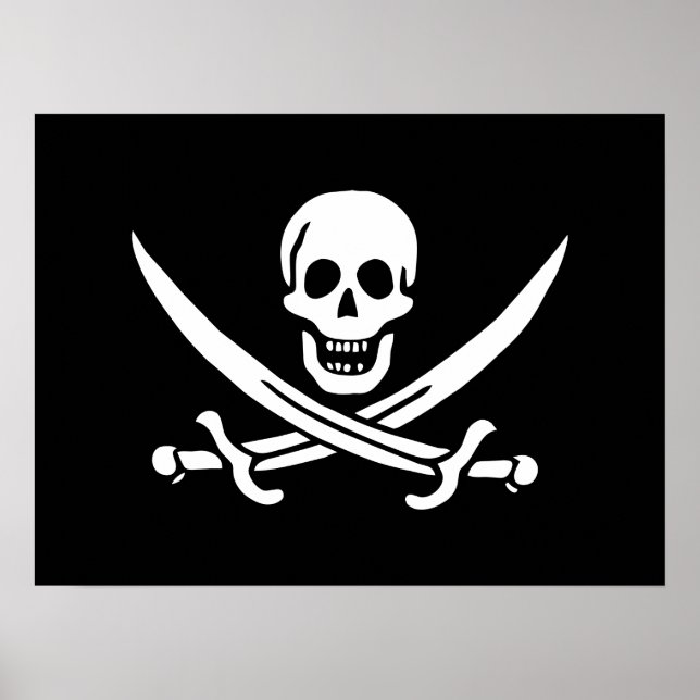 Affiche Drapeau pirate (Devant)