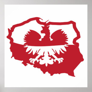 Affiche Drapeau Polska