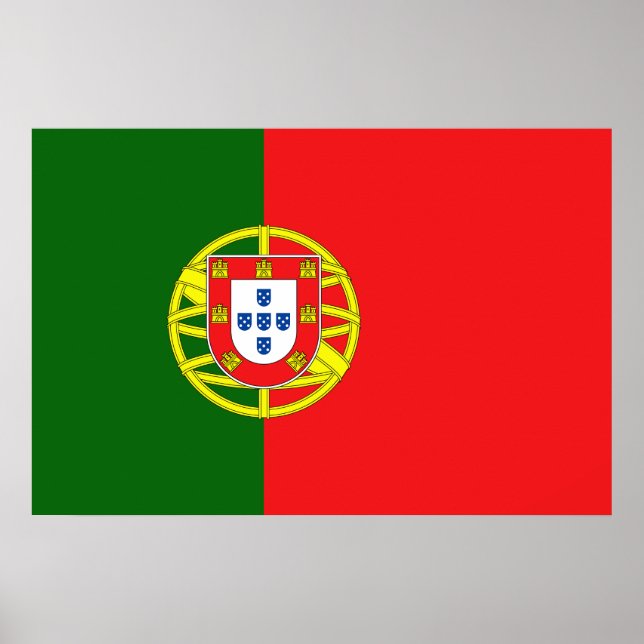 Affiche Drapeau portugais (Devant)