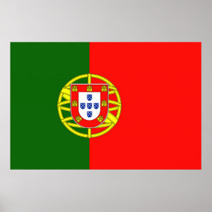 Affiche Drapeau Portugal 