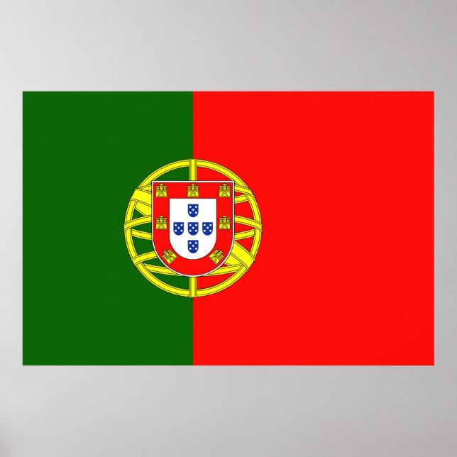 Affiche Drapeau Portugal  (Devant)