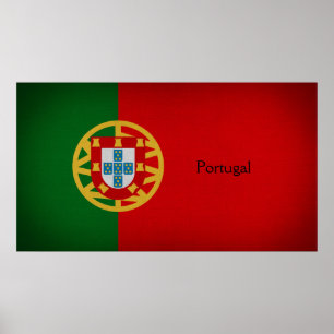 Affiche Drapeau Portugal