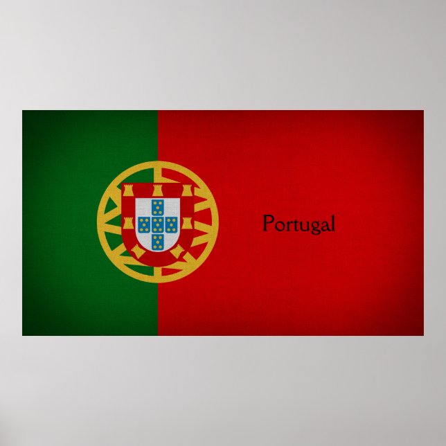 Affiche Drapeau Portugal (Devant)